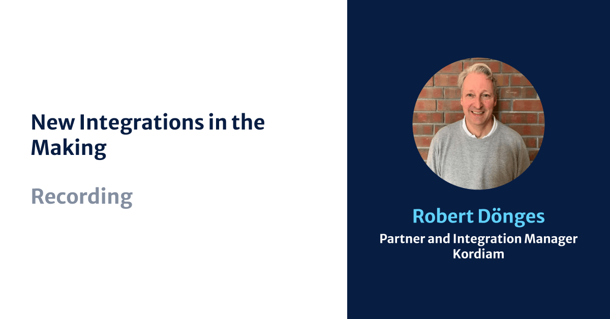 New Integrations in the Making, Robert Dönges, Kordiam