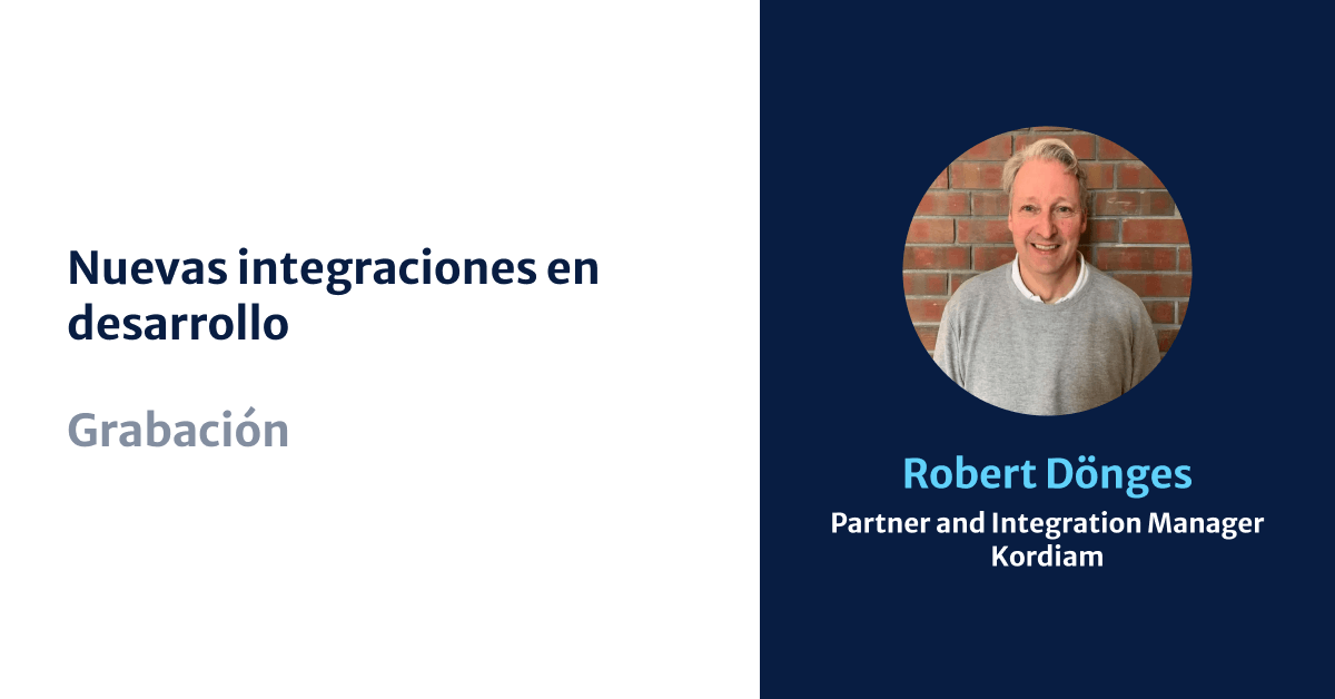 Nuevas integraciones en desarrollo, Robert Dönges, Kordiam