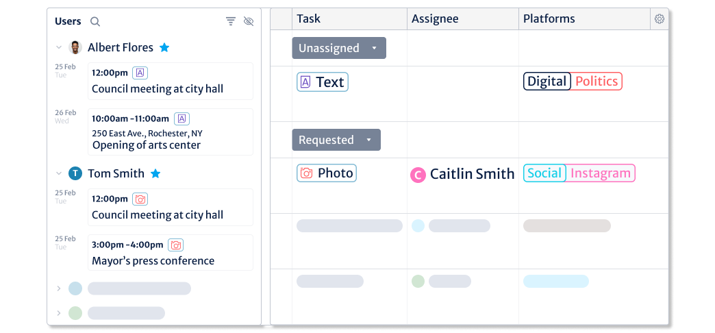 Assign the Right Staff Faster with User Box and Availability Feature